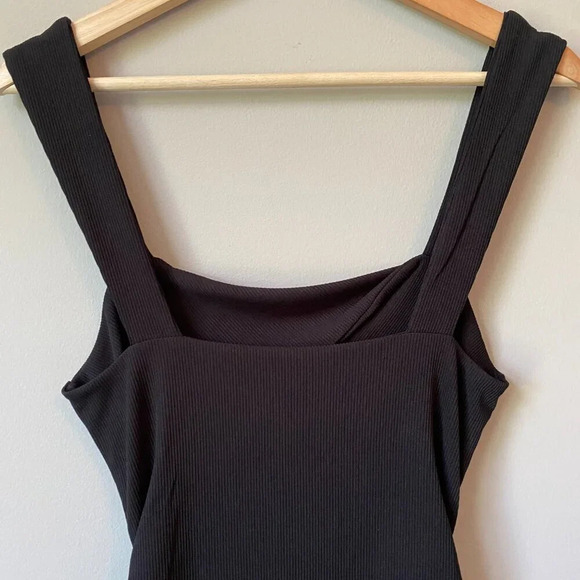 Mable Womens Medium Bodycon Cut Out Front Twist Mini Party Going Out Black Dress - Picture 12 of 16